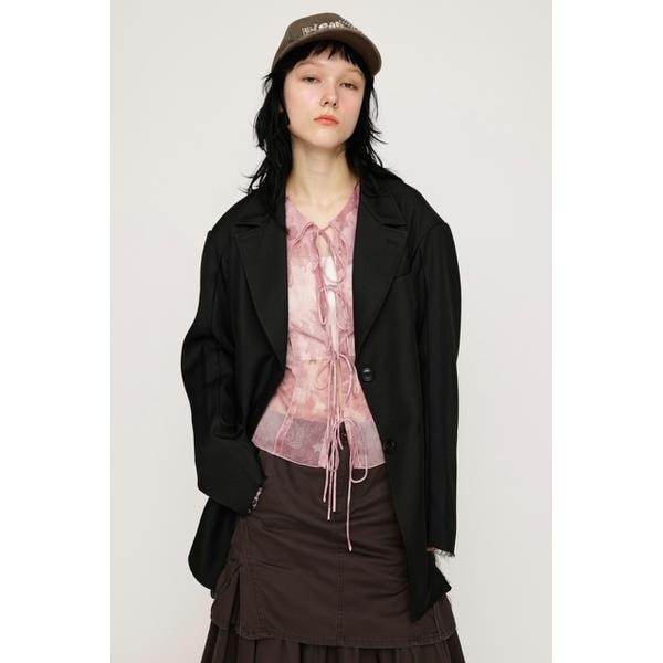 [�}���C]CUT OUT OVER �W���P�b�g/�X���C�iSLY�j BLK