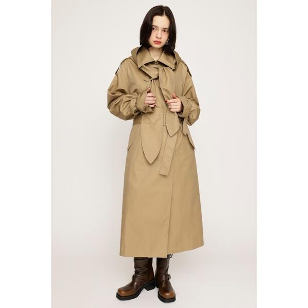 HOODED OVER TRENCH コート | スライ(SLY) | マルイウェブチャネル
