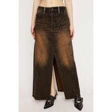 L／W REMAKE MAXI DENIM スカート