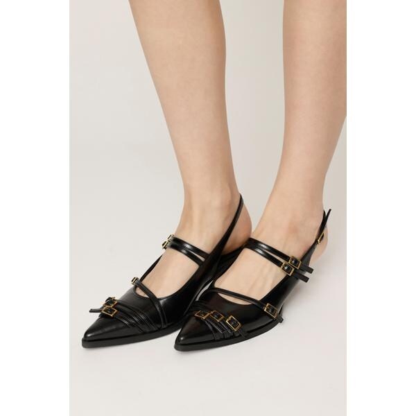 [}C]BELTED SLING pvX/XCiSLYj BLK