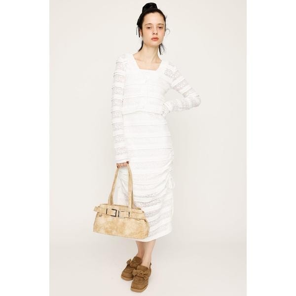 quaranciel: Vカラー ロング ジレ ワンピース | カランシエル