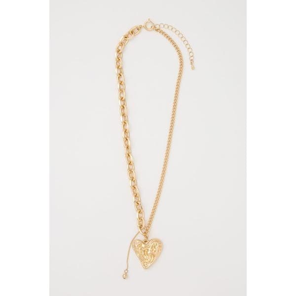 [}C]RANDOM CHAIN HEART lbNX/XCiSLYj GLD