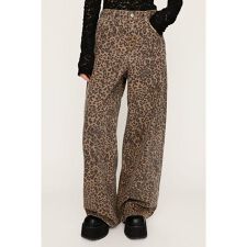 LEOPARD WIDE LEG PT-D