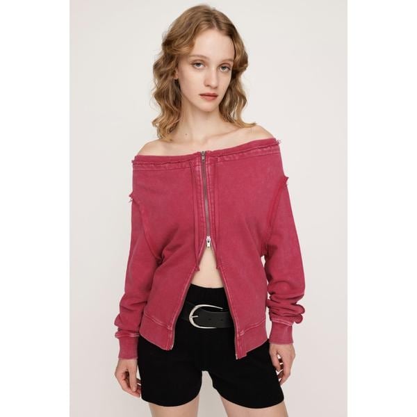 OFF SHOULDER SWEAT トップス