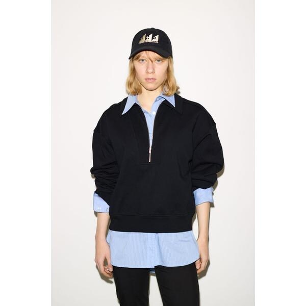 スライ（SLY）/【THROW】ZIP COLLAR SW トップス THROW】ZIP COLLAR SW トップス | スライ(SLY) | マルイウェブチャネル