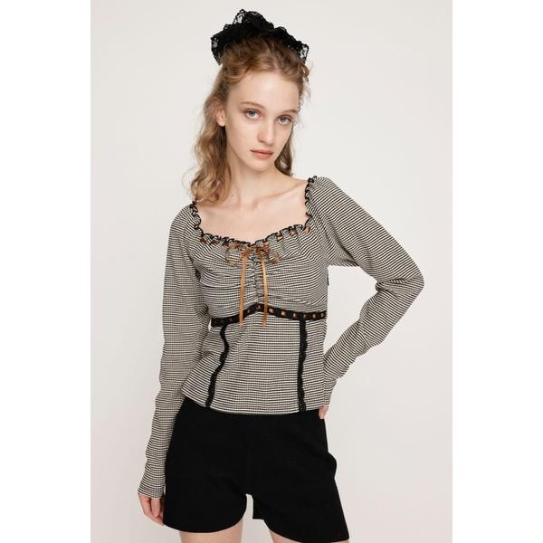 PLAID RIBBON CUT トップス | スライ(SLY) | マルイウェブチャネル