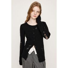 FRONT BUTTON CRASH カーディガン