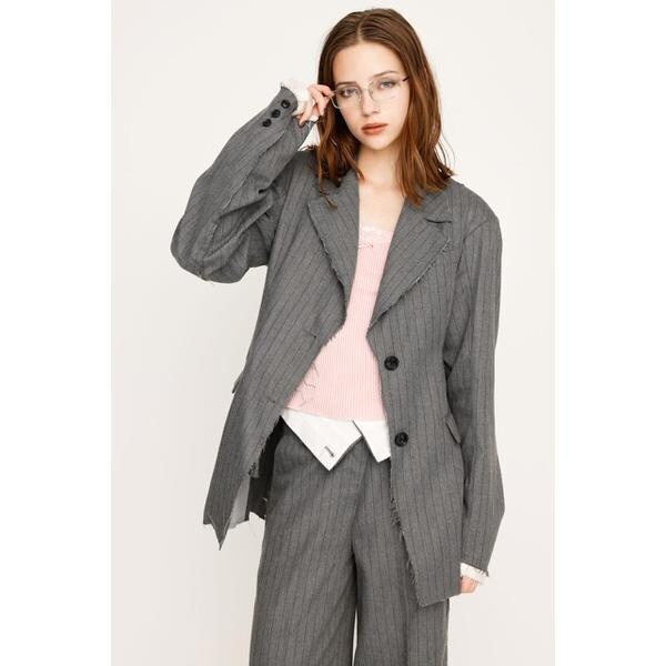 TWEED NO COLLAR ジャケット | スライ(SLY) | マルイウェブチャネル