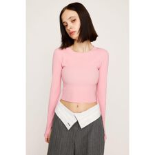 BASIC HG RIB トップス