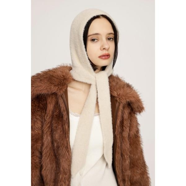 [�}���C]SHAGGY RIBBON BALACLAVA/�X���C�iSLY�j IVOY3