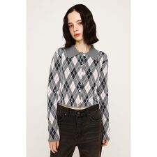 スライ(SLY)のARGYLE CHECK HG POLO シャツ