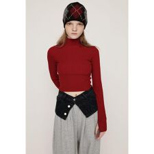 スライ(SLY)のBASIC HG RIB H／N トップス