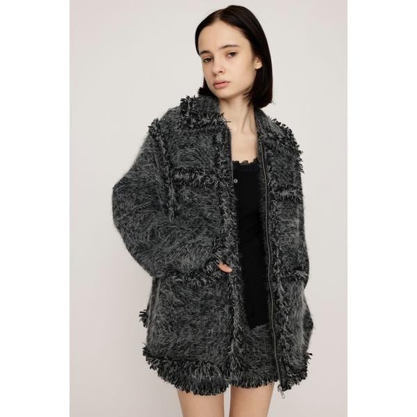 FLUFFY TWEED ジャケット | スライ(SLY) | マルイウェブチャネル FLUFFY TWEED ジャケット | スライ(SLY) | マルイウェブチャネル
