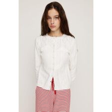 スライ(SLY)のHEART CROCHET KNIT トップス