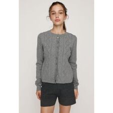 スライ(SLY)のHEART CROCHET KNIT トップス