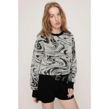 スライ(SLY)のMIX SHAGGY MARBLE トップス