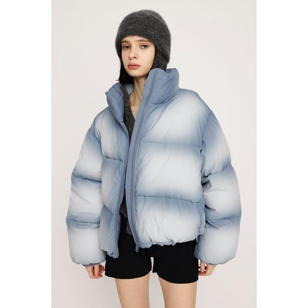 [�}���C]FADED PRINT PUFFER �W���P�b�g/�X���C�iSLY�j M/BLU7