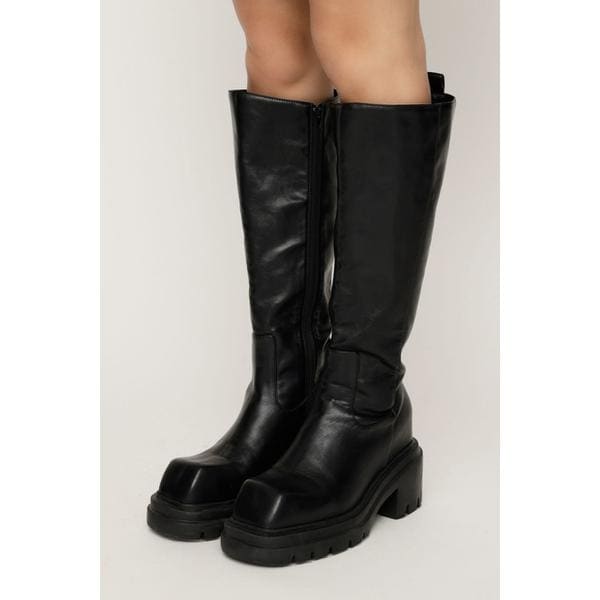 マリークワント　8/25発売　ニットブーツ　ブラックMサイズ マリークワント 8/25発売 ニットブーツ ブラックMサイズ マリー