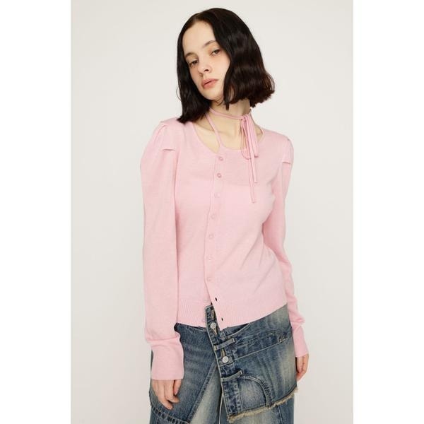 [�}���C]CURVE RIBBON HG PUFF �g�b�v�X/�X���C�iSLY�j L/PNK1