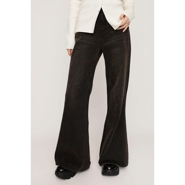 [�}���C]L�^W WIDE FLARE �p���c/�X���C�iSLY�j BLK