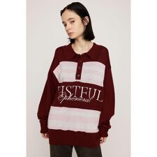 FRONT LOGO POLO トップス