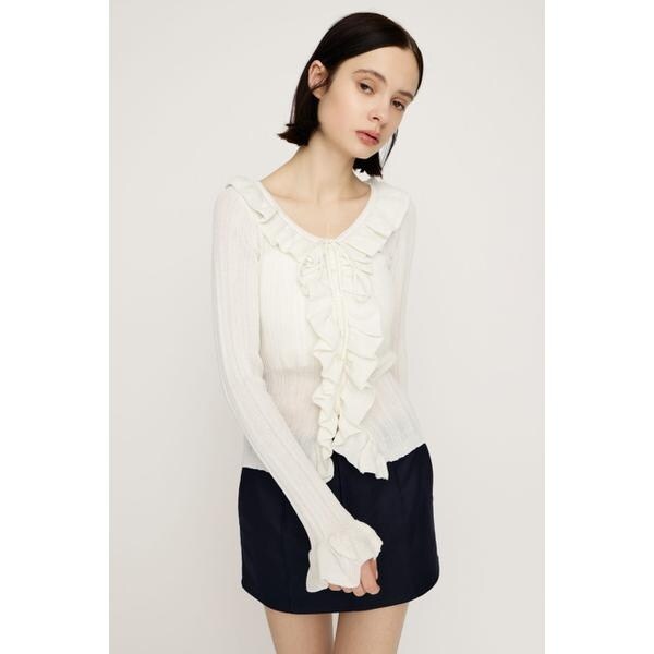 FRONT FRILL KNIT トップス | スライ(SLY) | マルイウェブチャネル