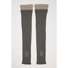 LAYERED SHEER LEG WARMER
