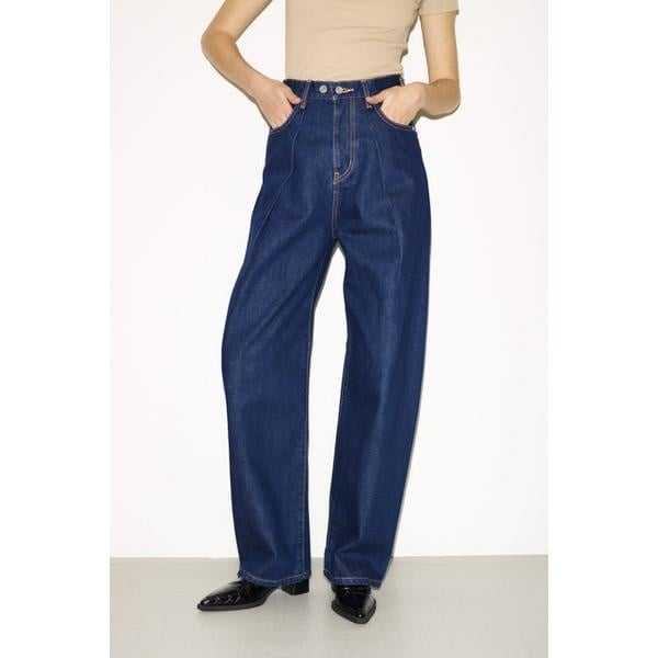 [�}���C]�yTHROW�zJ�^W ADJUST CURVE DENIM �p���c/�X���C�iSLY�j D/BLU3
