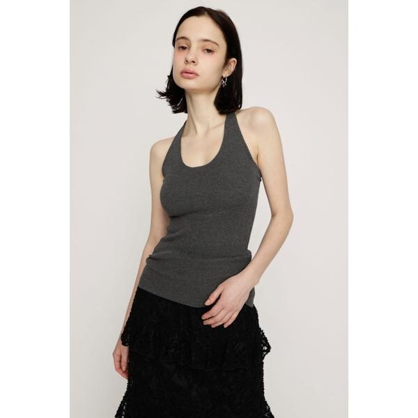 HALTER NECK CUP IN キャミソール