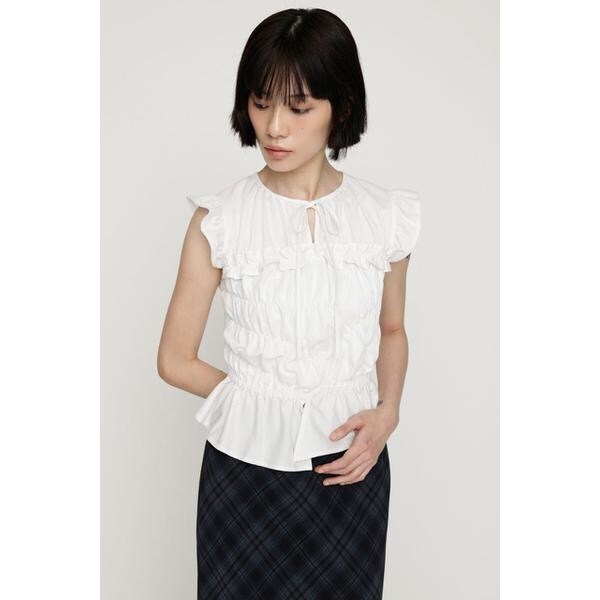 BRIGHT CHECK FRILL SH | スライ(SLY) | マルイウェブチャネル