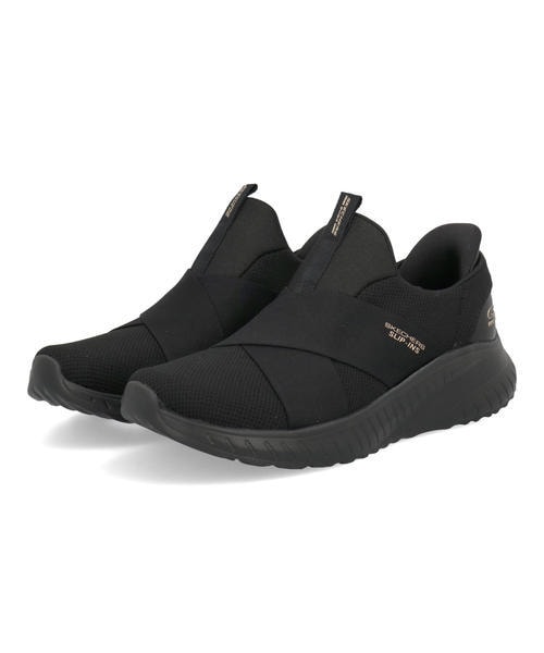 スケッチャーズ DLUX WALKER-LET IT GLOW 24cm Relaxed Fit: D'Lux Walker - Let it Glow - BLACK / ROSE GOLD