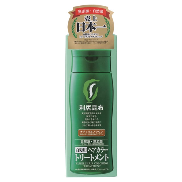 利尻ヘアカラートリートメント ナチュラルブラウン ２００ｇ 