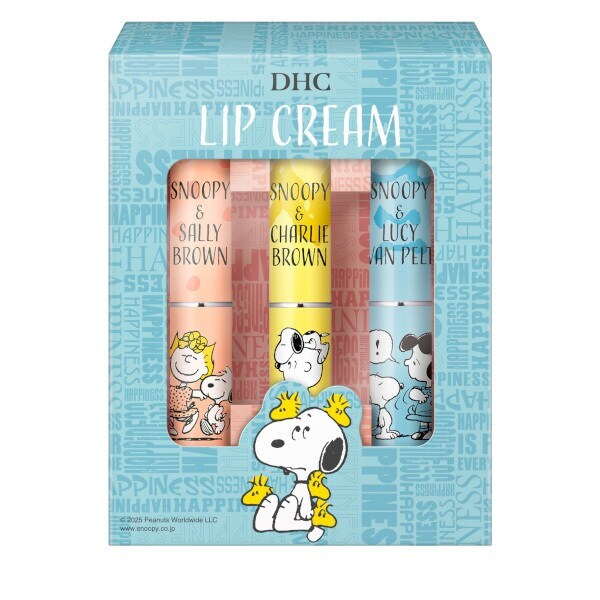 DHC 薬用リップクリーム［スヌーピー］3本セット | デイリープラザ