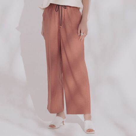 リネンライクリラックスワイドパンツ エウクレイド Euclaid 0534 ファッション通販 マルイウェブチャネル