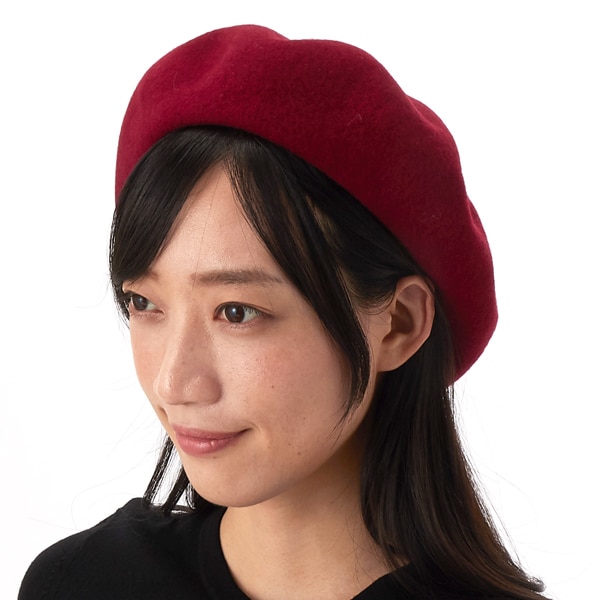 FURLA フルラ ベレー帽 ベレー帽子 冬用 ダークグレー 帽子】フルラ (FURLA) チャーム付ベレー帽 サイズ調整 日本製