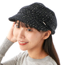 アトレナ(ATRENA)のFANCY キャスケット【ツイード/キャスケット/帽子/婦人/ポケッタブル/UV/秋/冬】