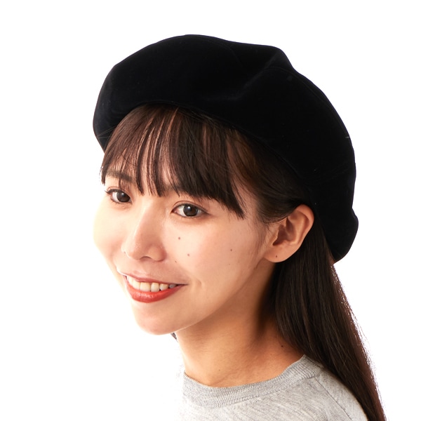 アニエスベー agnes b. ウール ベレー帽 ブラック （GV00