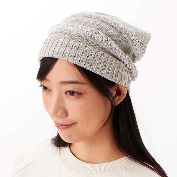 セール】 ピュアカシミヤ ニット帽 （ニットキャップ）｜23区