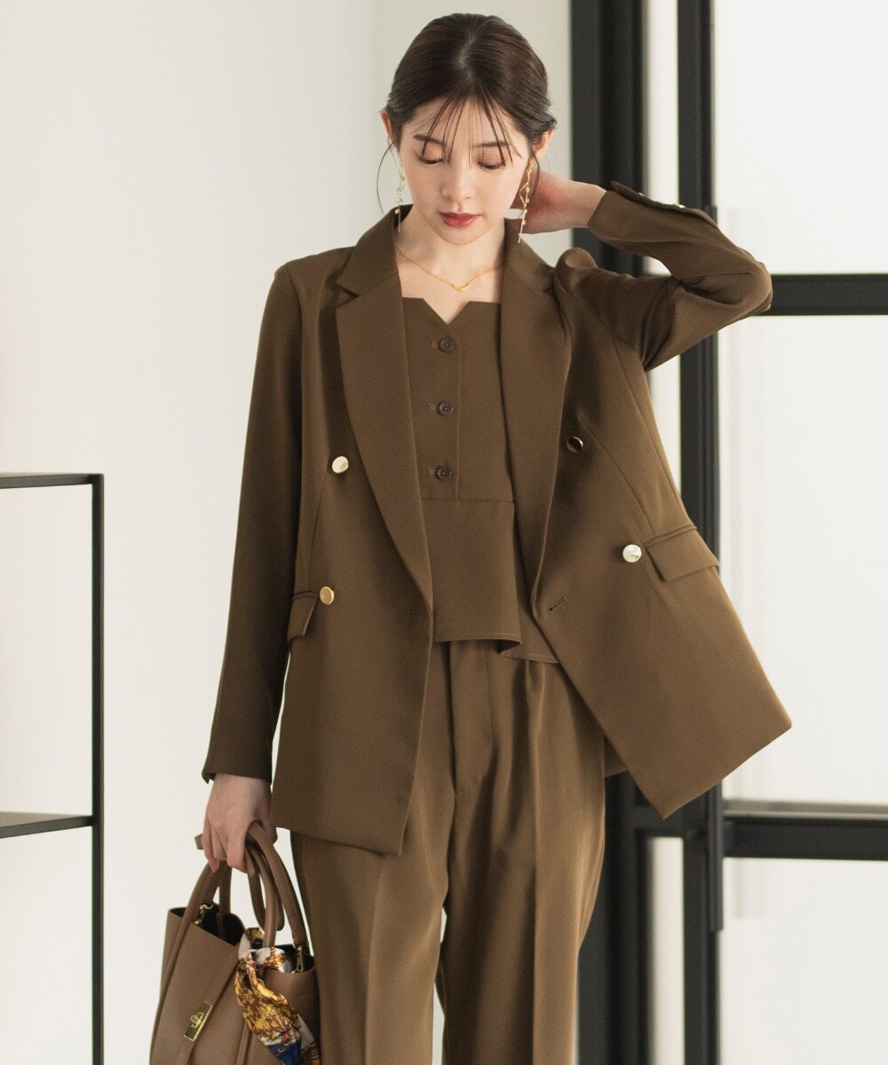 chaco】ふくれジャガードパール釦ジャケット 単品/七五三/セレモニー