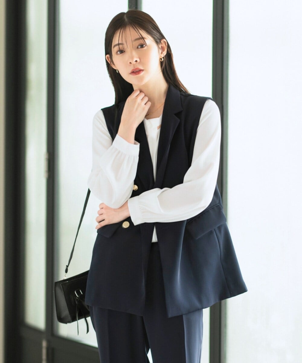 セレン（CELEN）/2025SS新作【洗濯機洗い/トールサイズ】ロングジレ 2025SS新作【洗濯機洗い/トールサイズ】ロングジレ | セレン(CELEN