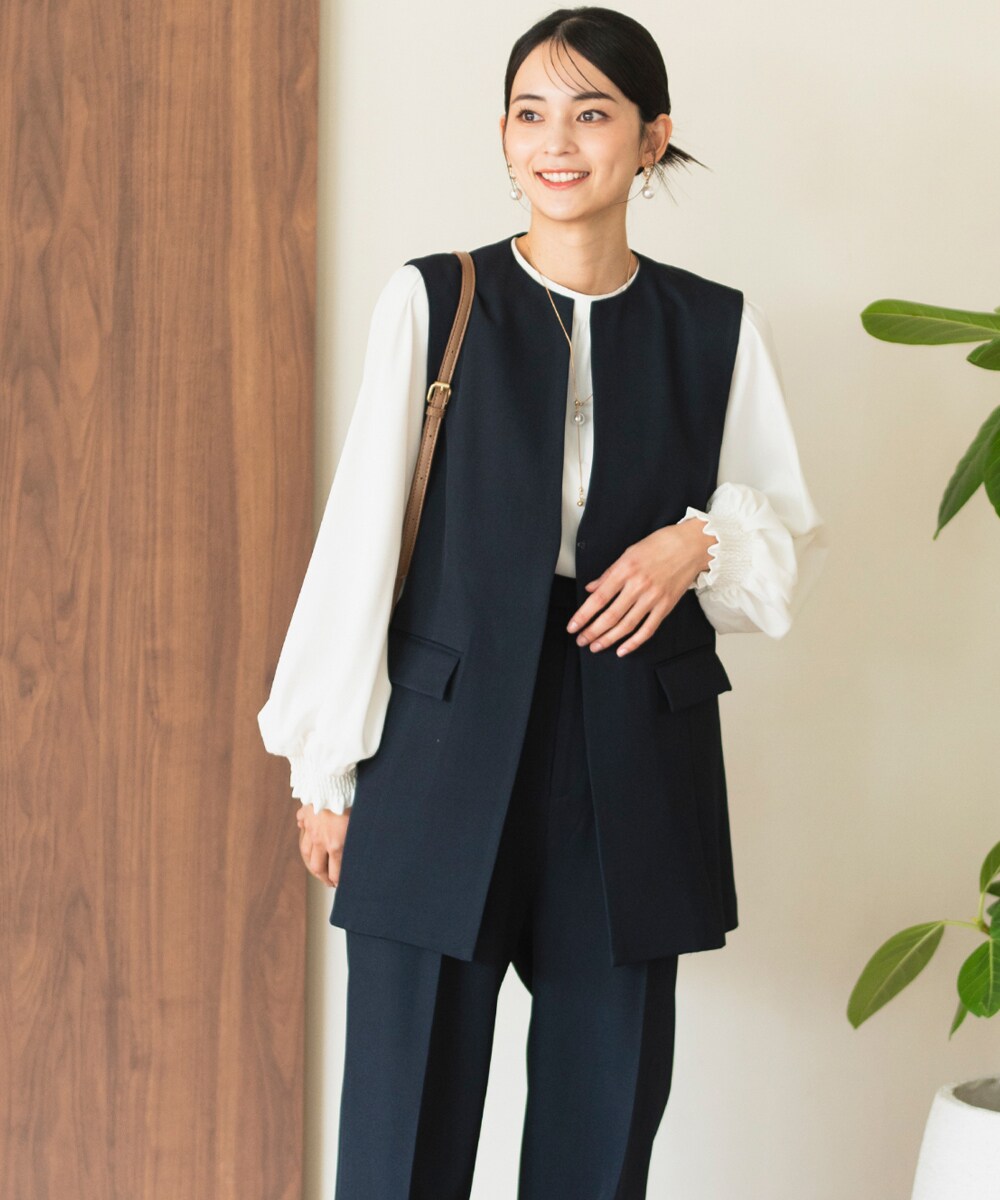 セレン（CELEN）/2025SS新作【洗濯機洗い/トールサイズ】ロングジレ 2025SS新作【洗濯機洗い/トールサイズ】ロングジレ | セレン(CELEN