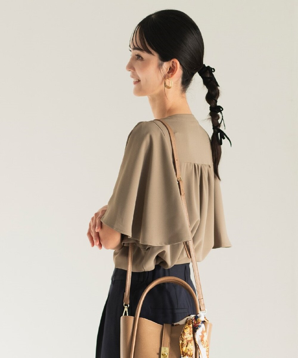 2025SS新作【洗濯機洗い/トールサイズ/二の腕カバー】フレアスリーブ