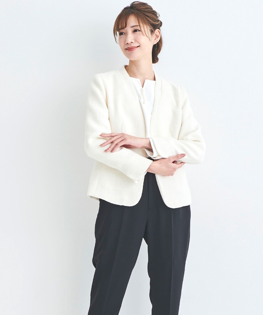 レーススタンドカラースカートスーツ | リブルーム(Rebloom) | マルイ