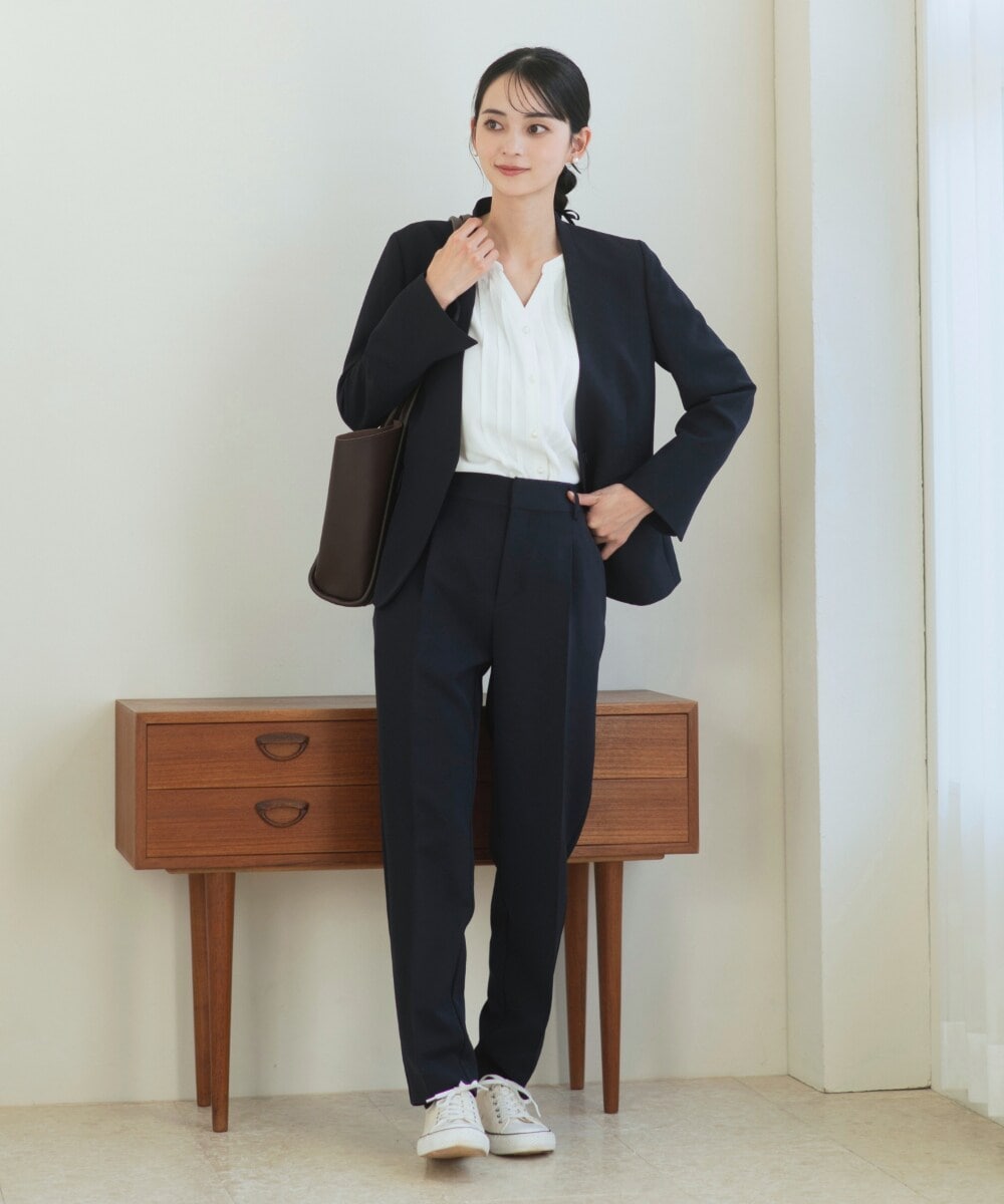 2025SS新作【洗える/UVカット/花粉防止】テーラードジャケット・ミディ