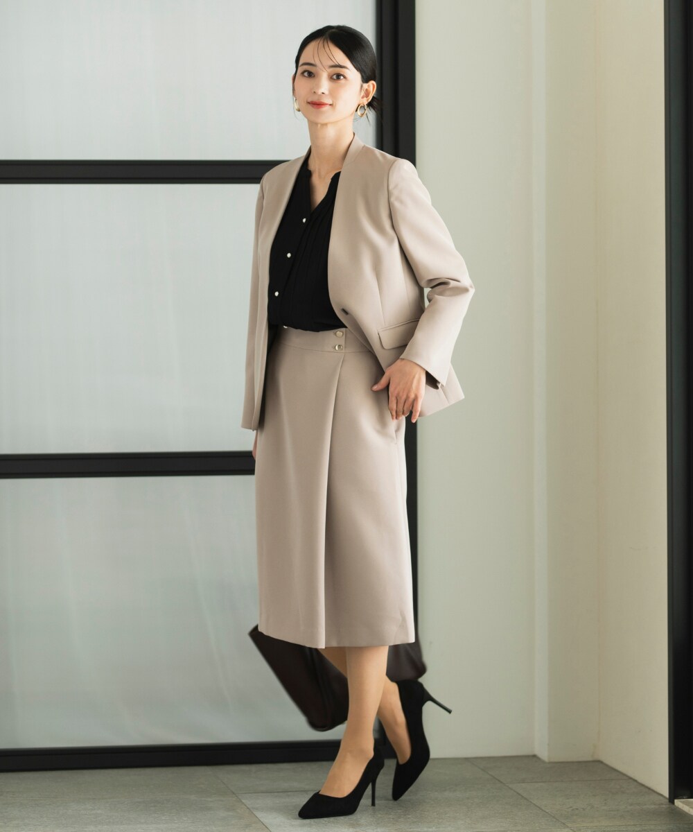 2025SS新作【洗える/UV加工/花粉防止】ノーラペルジャケット・パンツ