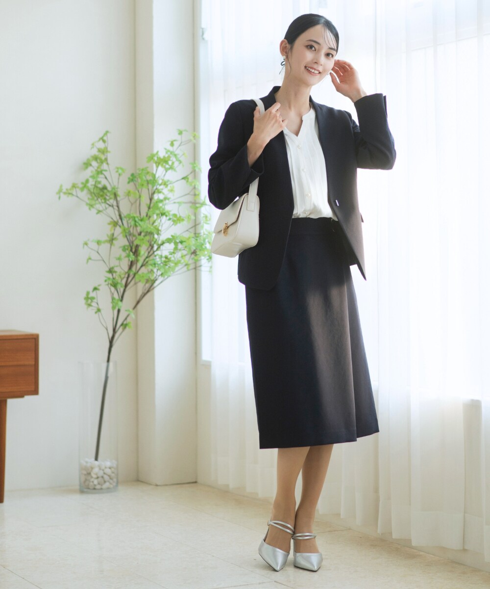 2025SS新作【洗える/UV加工/花粉防止】ノーラペルジャケット・パンツ