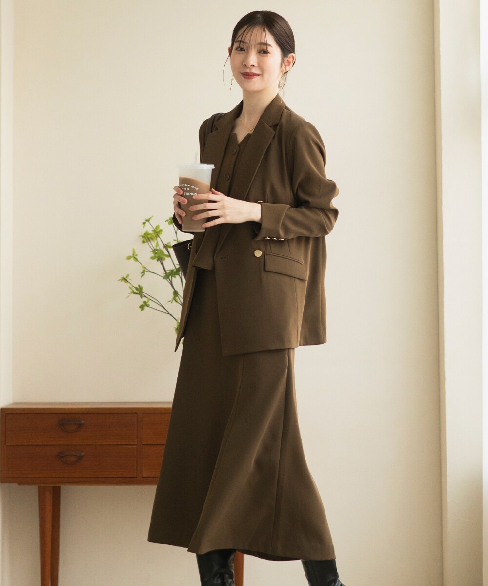 セレン（CELEN）/2025SS新作【洗濯機洗い/トールサイズ】ドレープスカート 2025SS新作【洗濯機洗い/トールサイズ】ドレープスカート | セレン