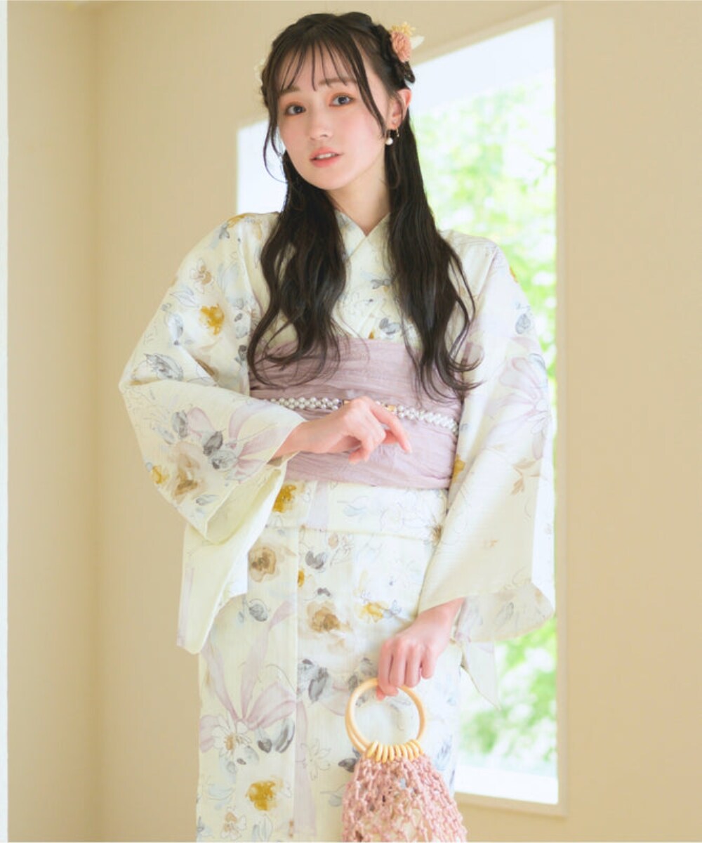 セレン(CELEN)浴衣4点セット 色香花