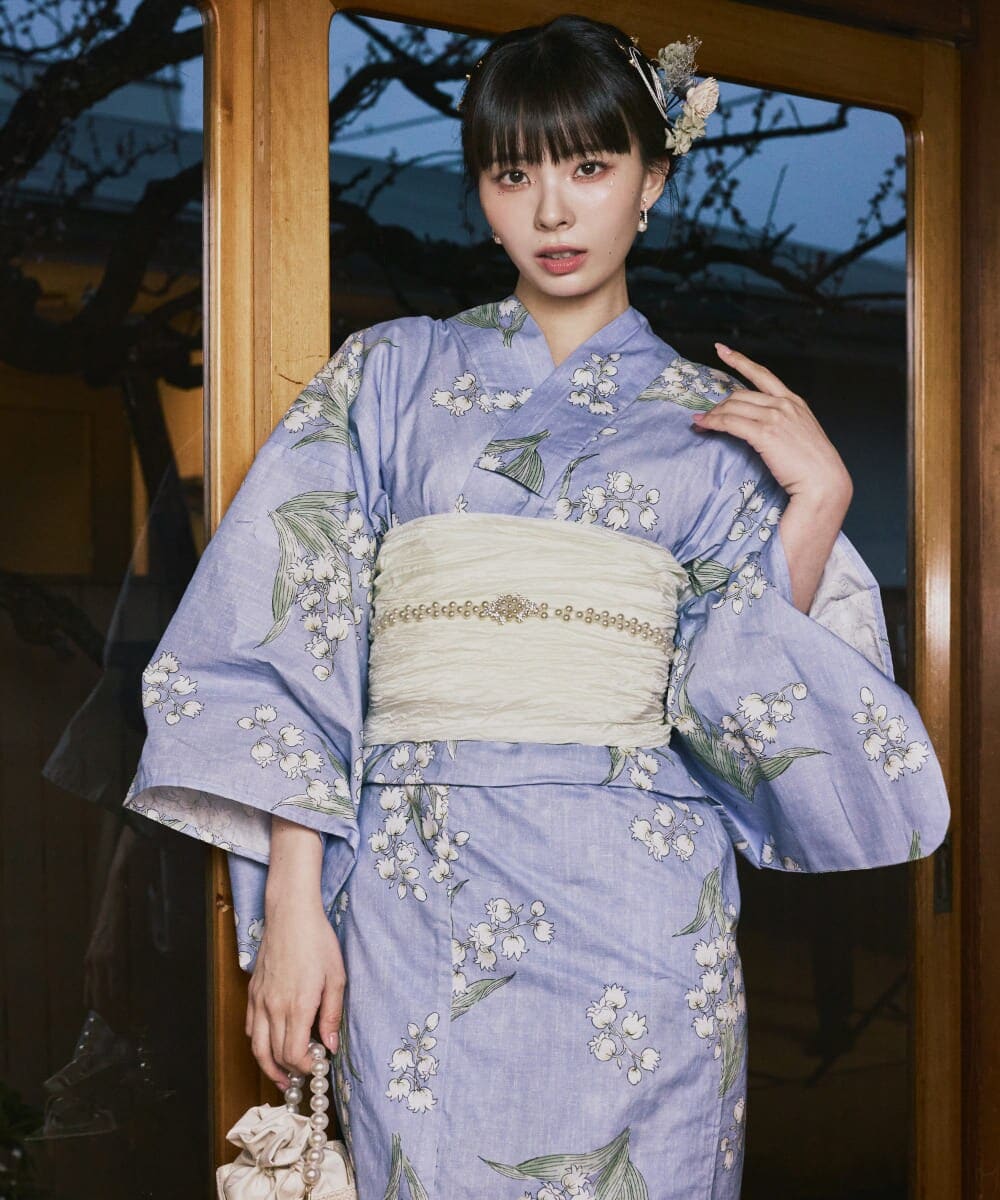 セレン(CELEN)浴衣4点セット 色香花 楽天市場】夏麗し浴衣 4点セット 色香花／セレン（CELEN