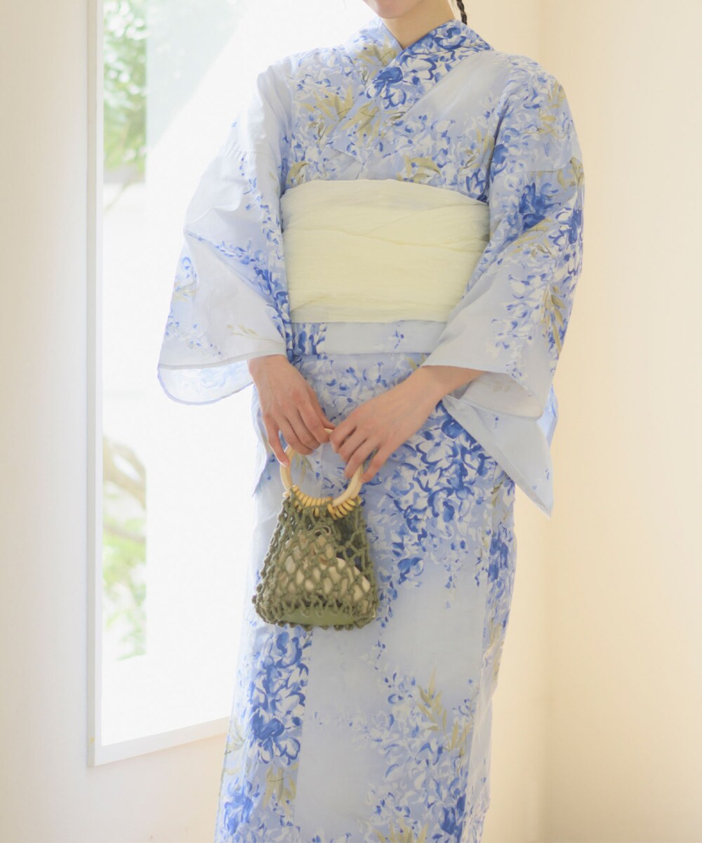 リブルーム（Rebloom）/浴衣4点セット 紺菊華 (浴衣 兵児帯 腰紐2本) 浴衣4点セット 紺菊華 (浴衣 兵児帯 腰紐2本) | リブルーム(Rebloom